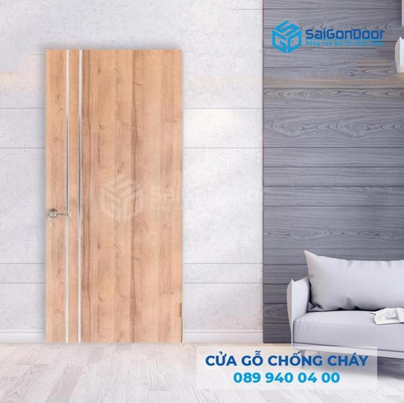cửa gỗ chống cháy cho chung cư