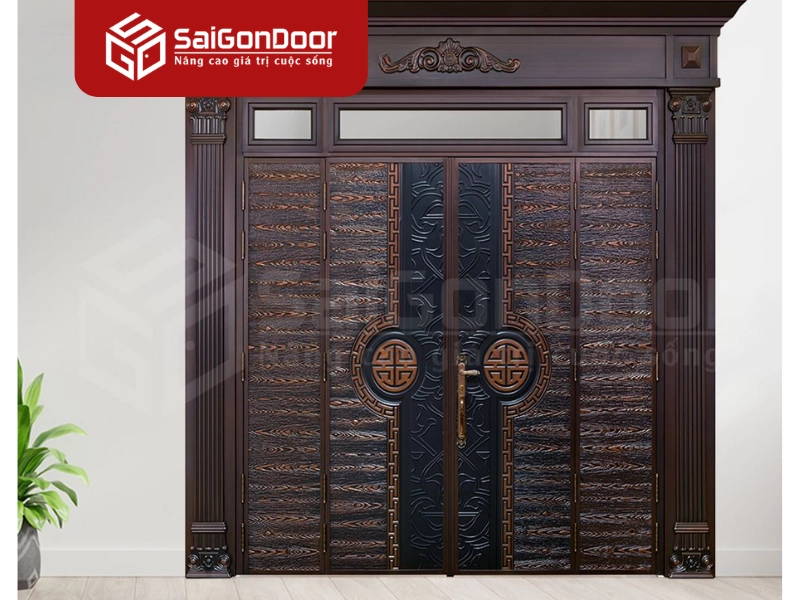 Xu hướng cửa thép vân gỗ mới nhất năm
