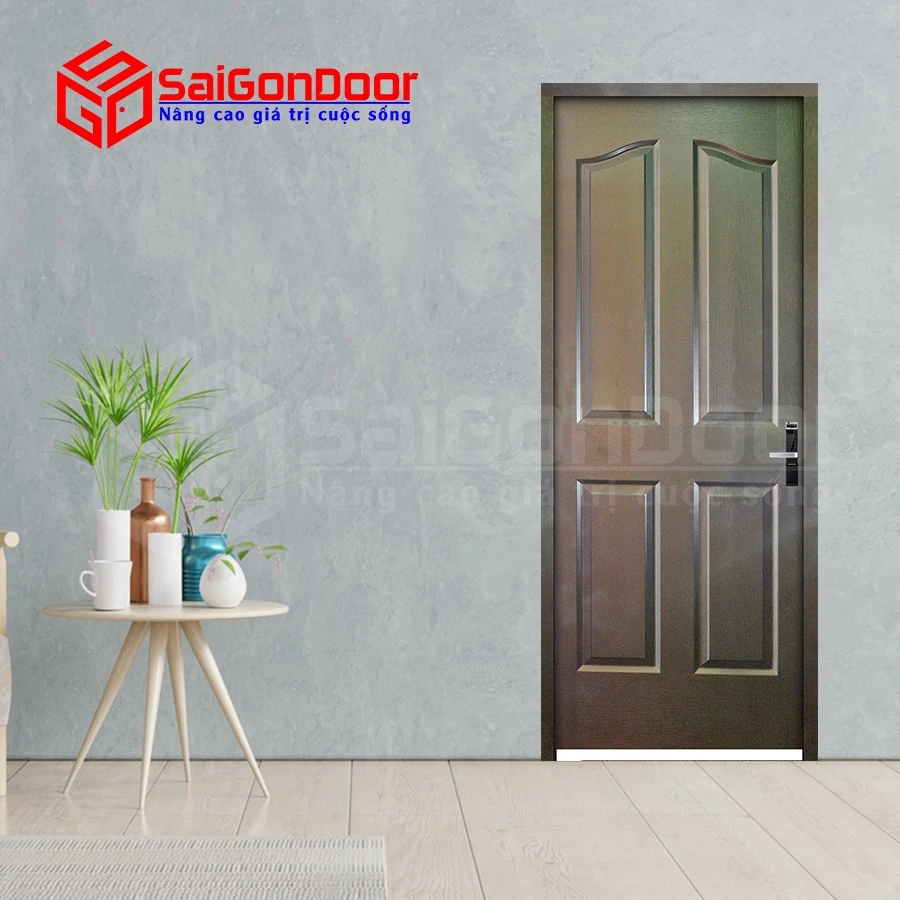 lắp cửa gỗ công nghiệp