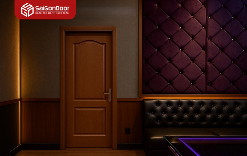 Vai trò quyết định của cửa cách âm đối với không gian phòng karaoke