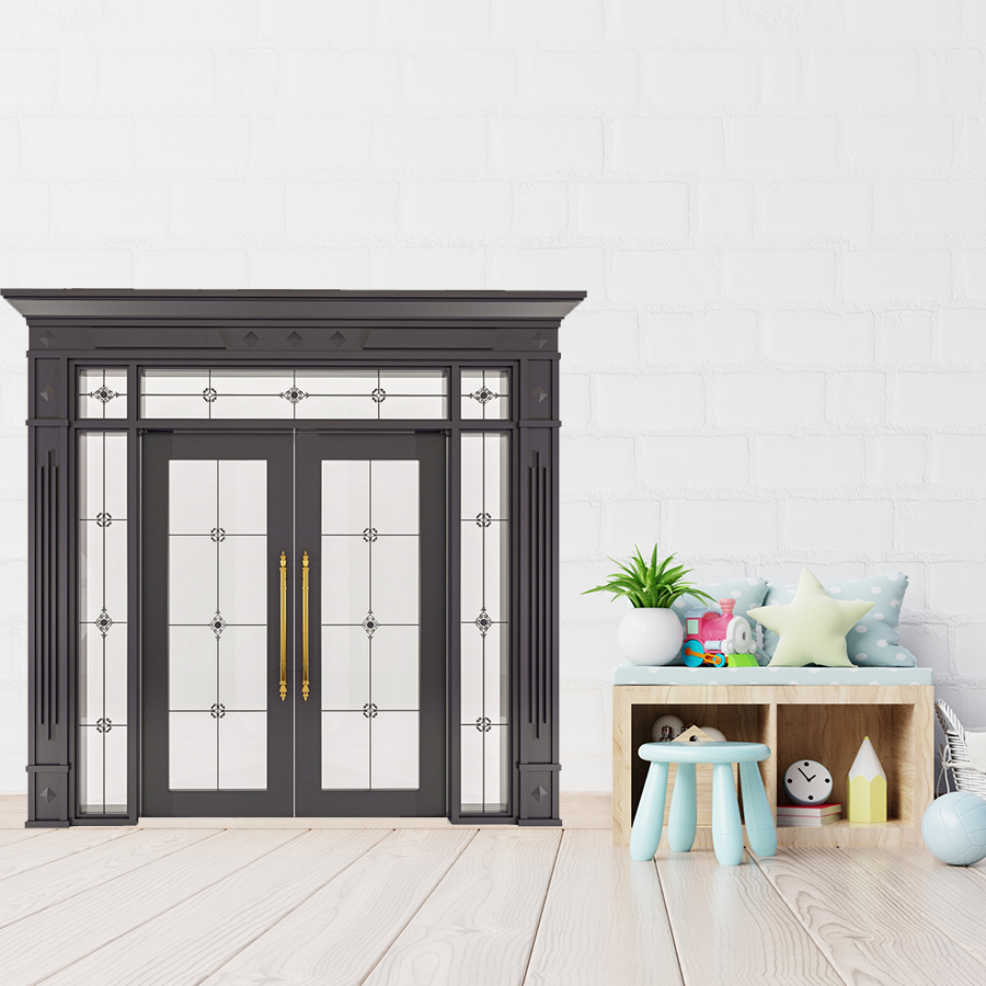 Cửa Nhôm Vân Gỗ 69