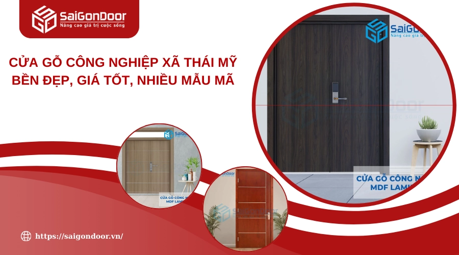 Cửa Gỗ Công Nghiệp Xã Thái Mỹ Bền Đẹp, Giá Tốt, Nhiều Mẫu Mã