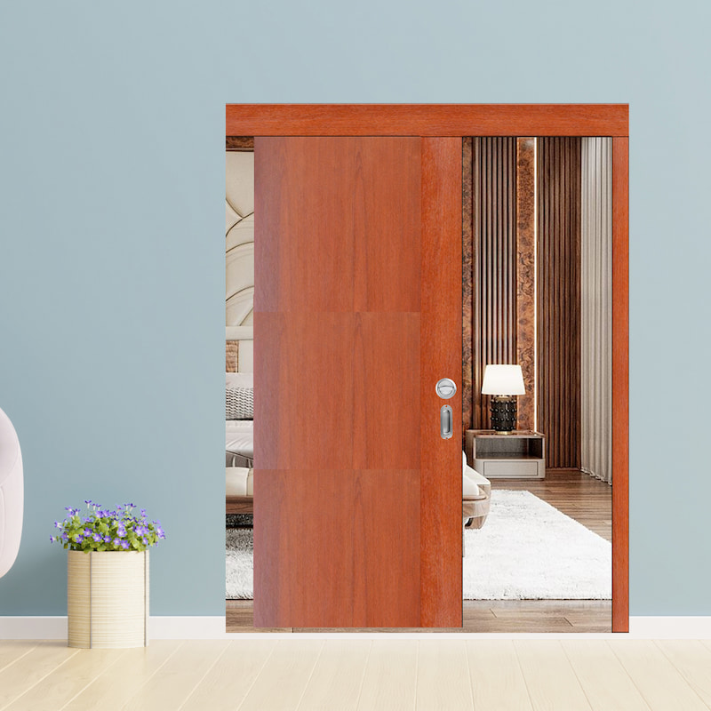 CỬA GỖ CÔNG NGHIỆP MDF VENEER Cua lua truot MDF P1-4