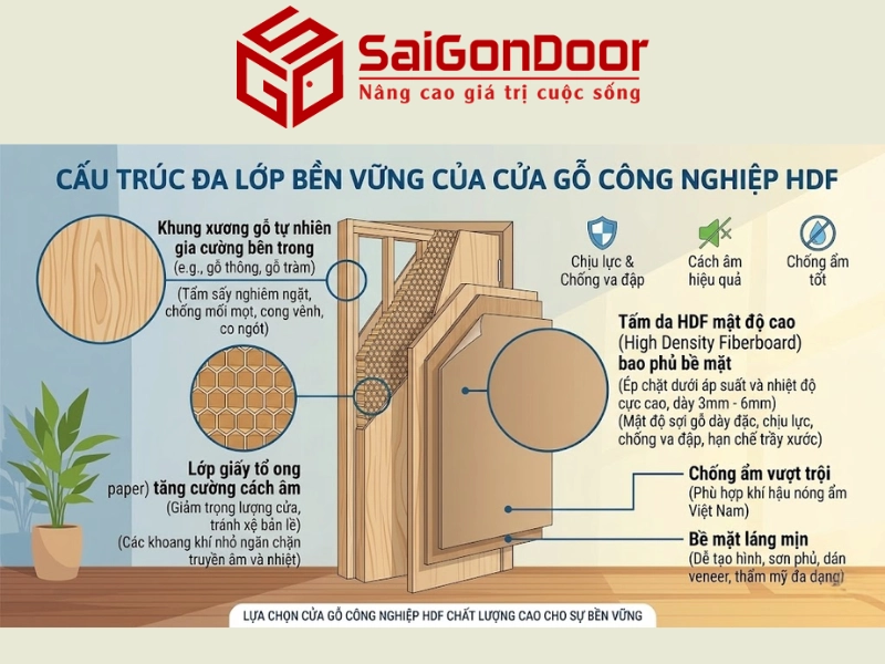 cấu tạo cửa gỗ hdf cấu tạo cửa gỗ hdf