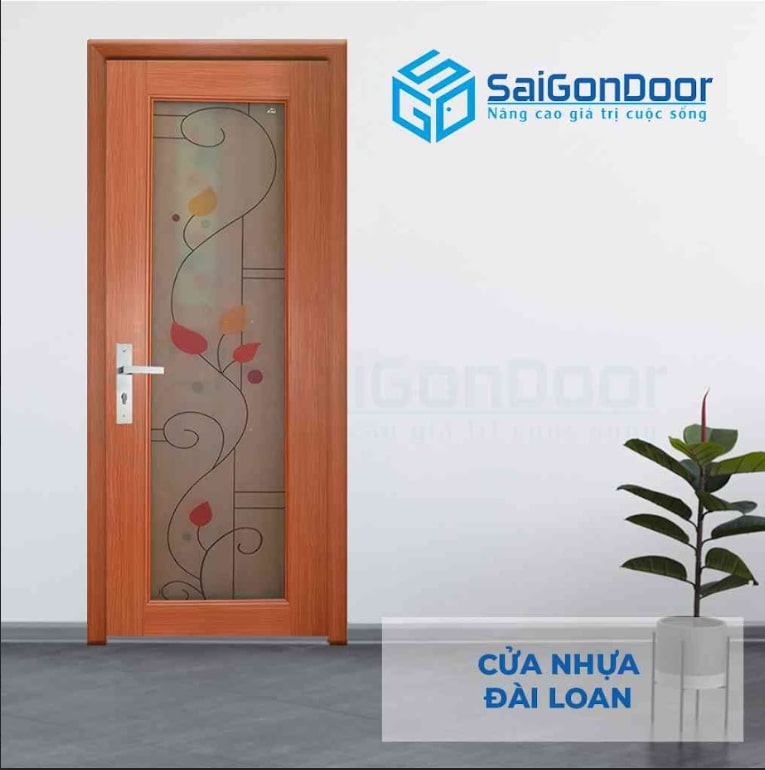 Mẫu cửa nhựa Đài Loan ghép 