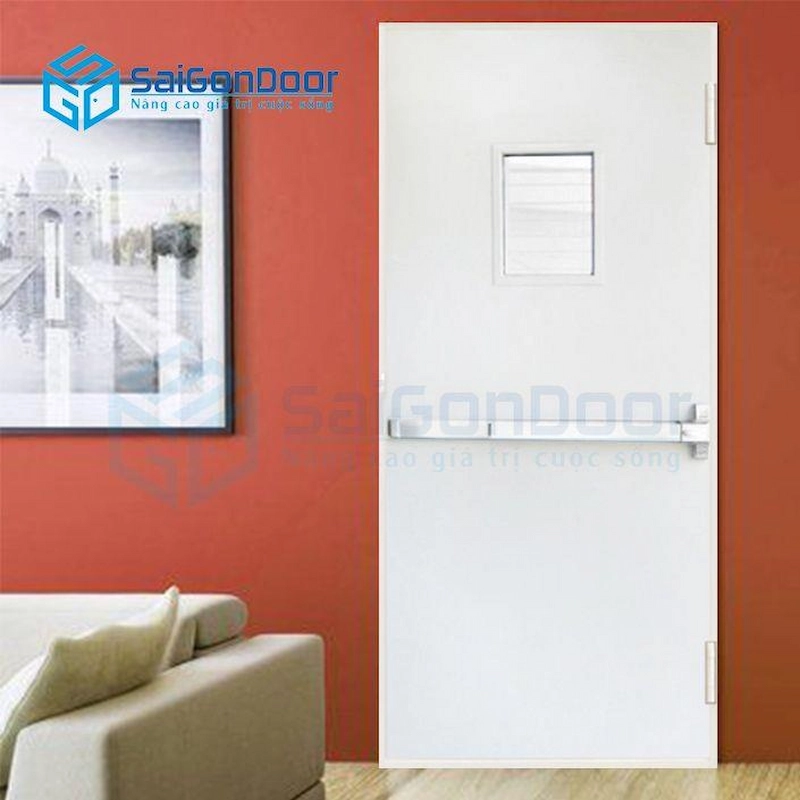 Cửa thép chống cháy có ô kính chống cháy