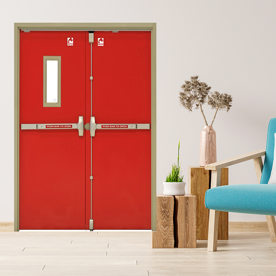 Cửa thép đôi chống cháy