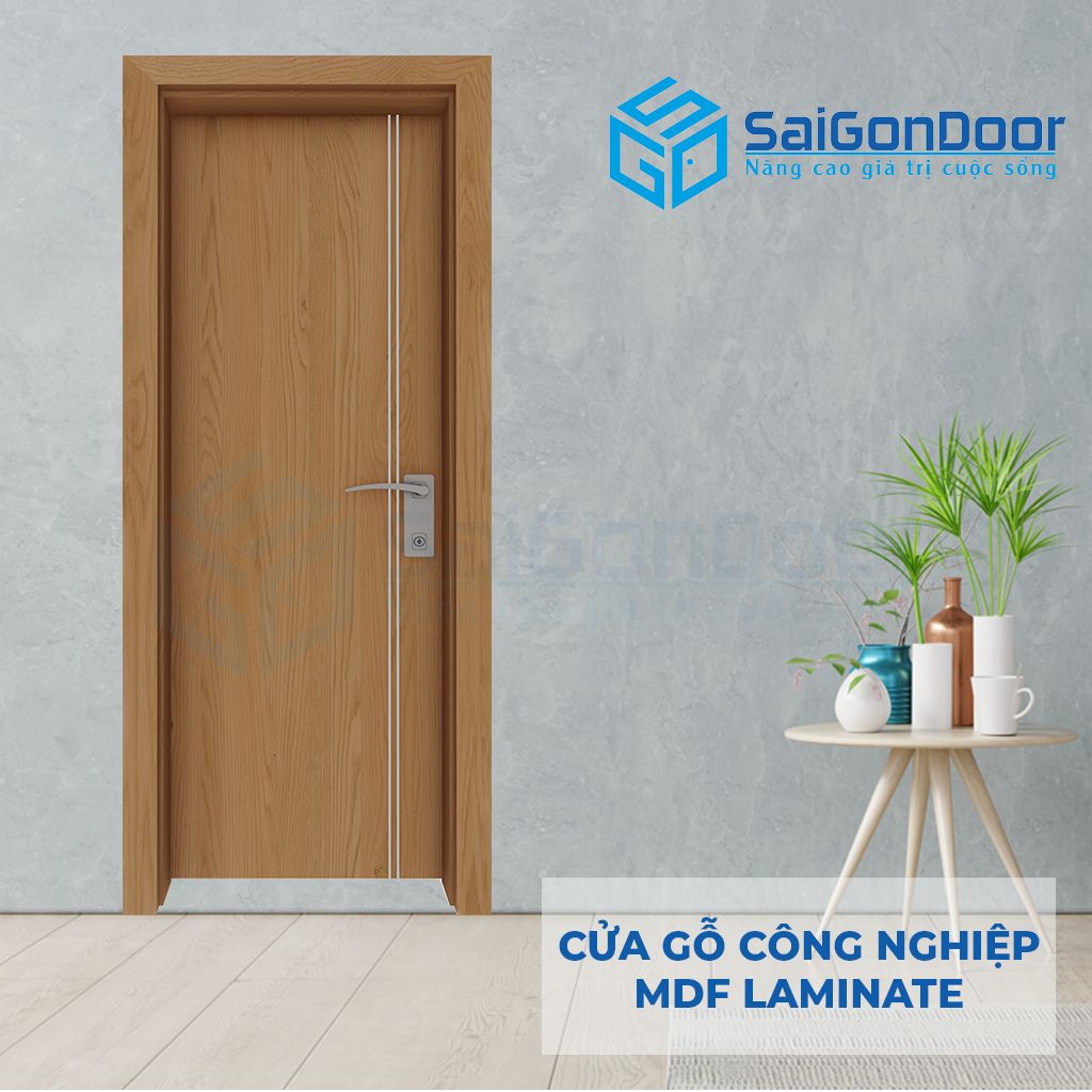 CỬA GỖ CÔNG NGHIỆP MDF LAMINATE P1R2s