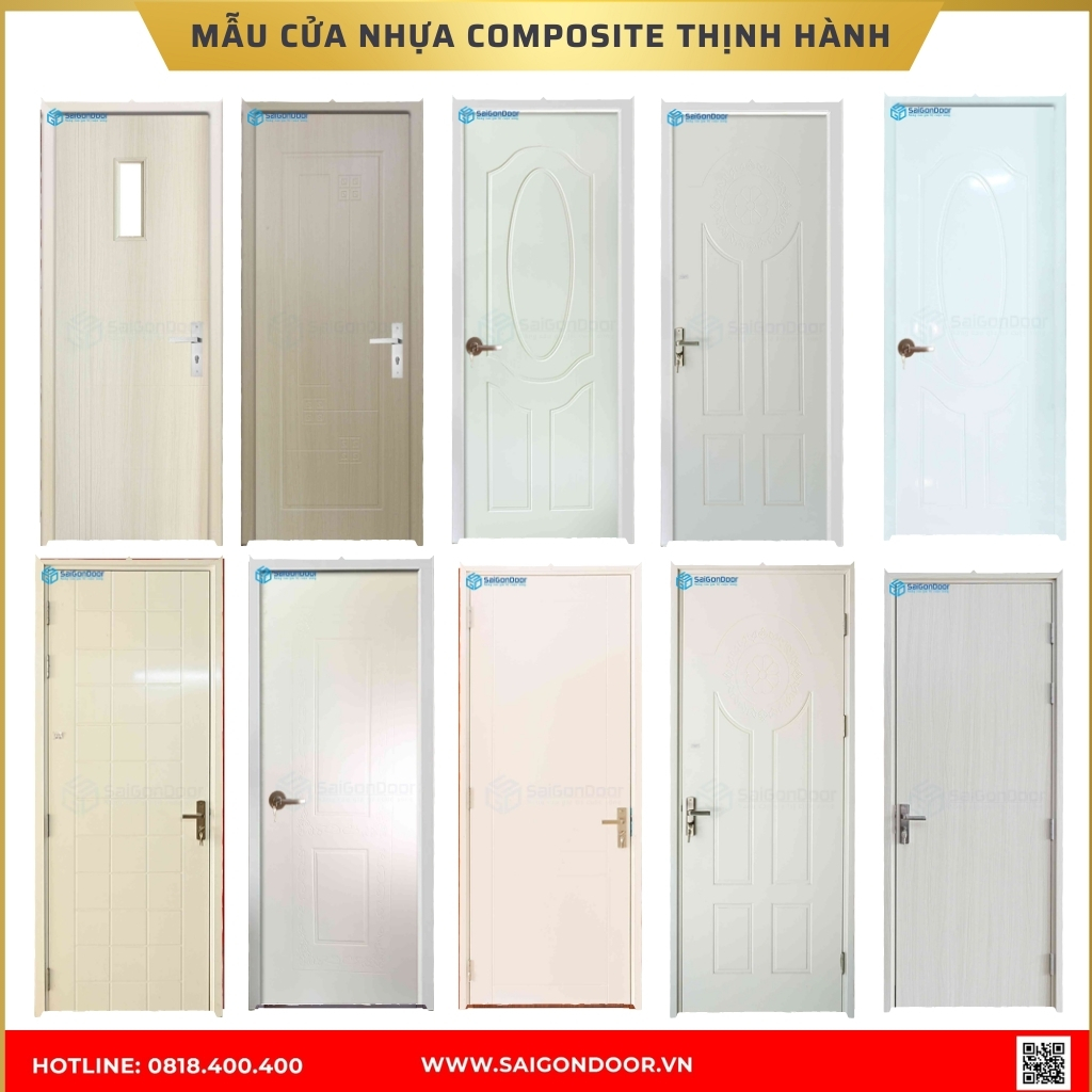 Mẫu cửa nhựa composite SYA độc đáo 