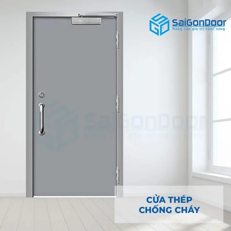 Hướng dẫn lựa chọn và lắp đặt cửa thép chống cháy cho phòng thiết bị