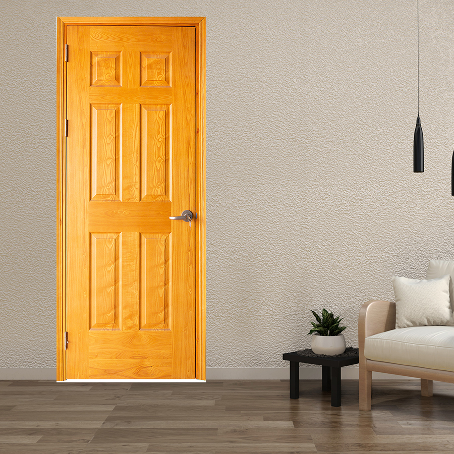 CỬA GỖ NHÀ TẮM SGD Cua go HDF Veneer 6A ash