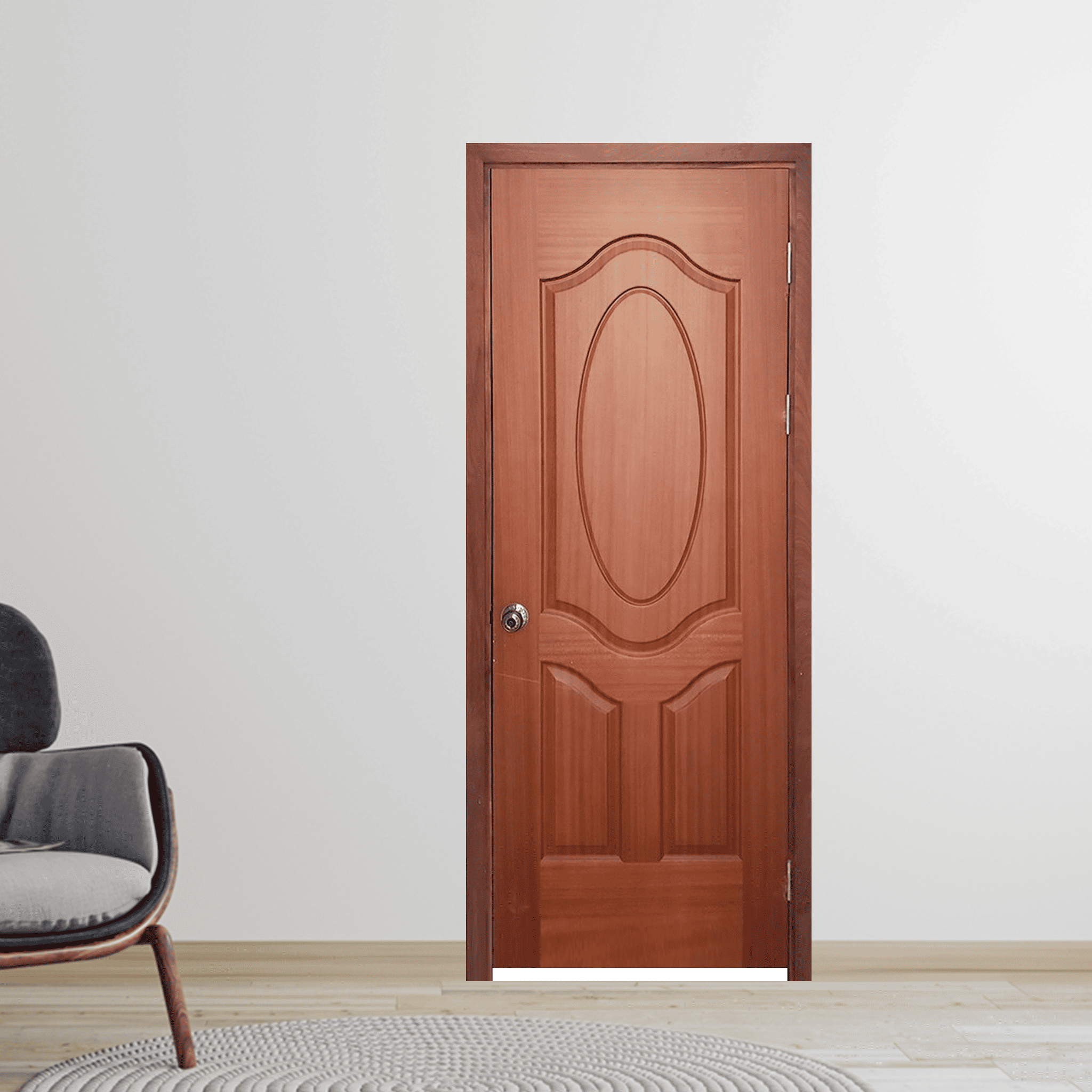 Cửa Gỗ HDF veneer 3A – Xoan Đào