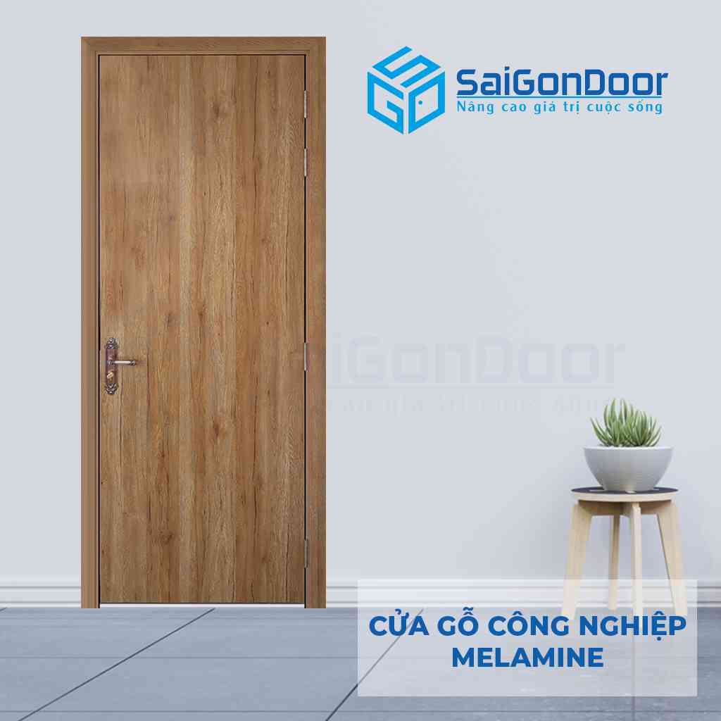 Mẫu 13: Cửa gỗ công nghiệp Melamine P1