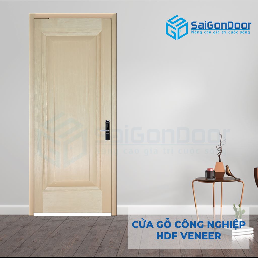 Cửa Gỗ Công Nghiệp HDF Veneer 1B ash