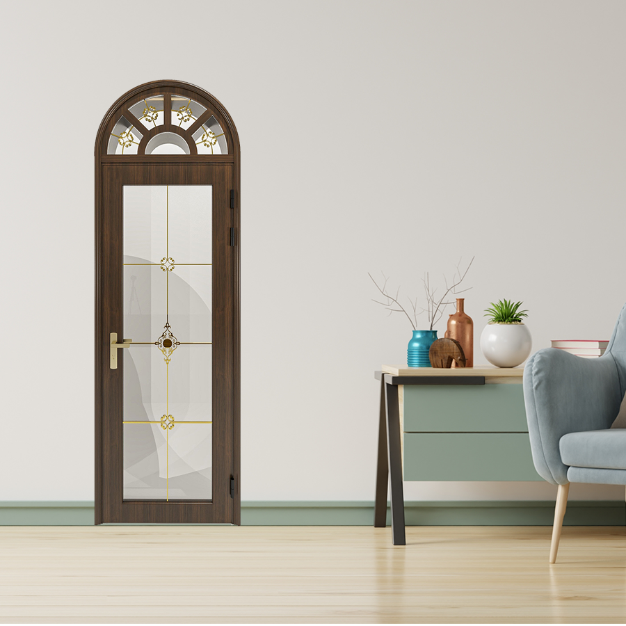 Cửa Nhôm Vân Gỗ SGD-CNVG-11