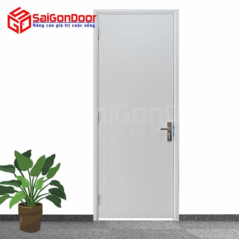 Cửa gỗ công nghiệp MDF Veneer P1R8-C1