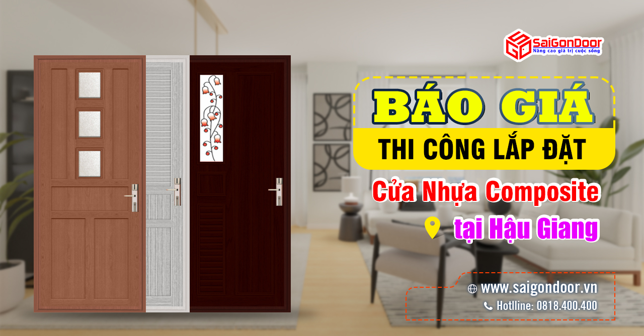 Cấu Tạo, Phân Loại Và Giá Thành Dòng Cửa Nhựa Composite Hậu Giang 