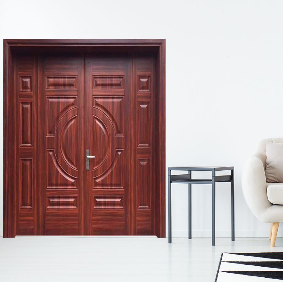 Cửa thép vân gỗ SGD 6