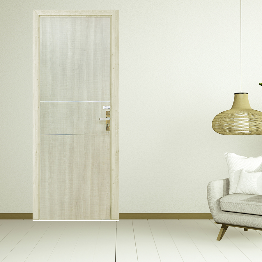 CỬA GỖ PHÒNG NGỦ PN MDF Melamine P1R2n