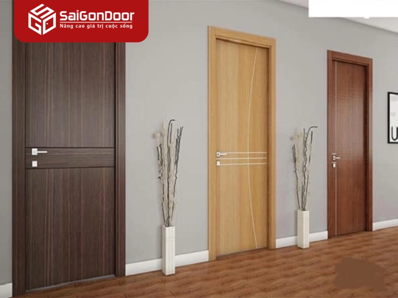 Các loại cửa gỗ công nghiệp phổ biến và báo giá tại Phường Cầu Ông Lãnh