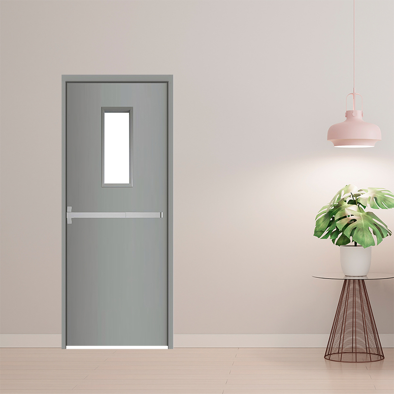 Cửa thép chống cháy TCC P1G1 thanh thoát hiểm đơn