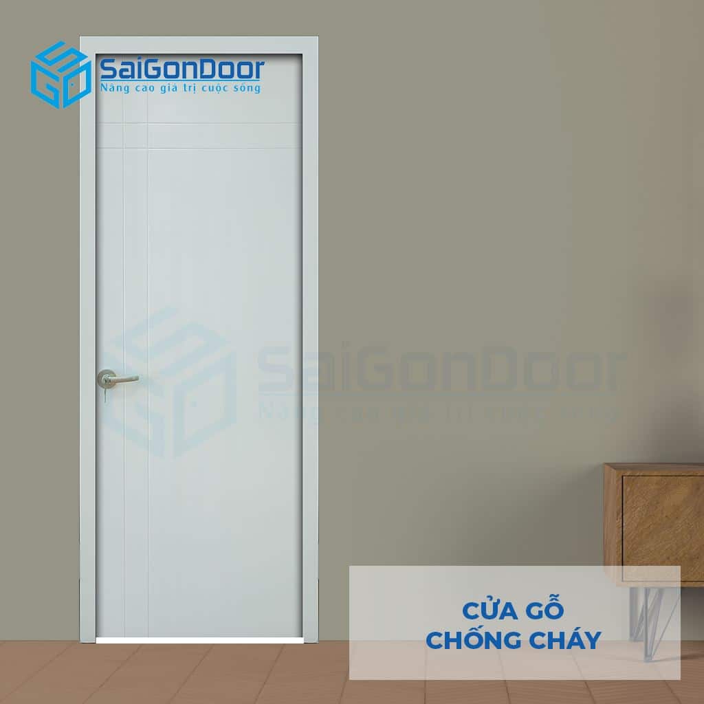 Cửa Gỗ Chống Cháy GCC Cua go chong chay MDF P1R4 -C1