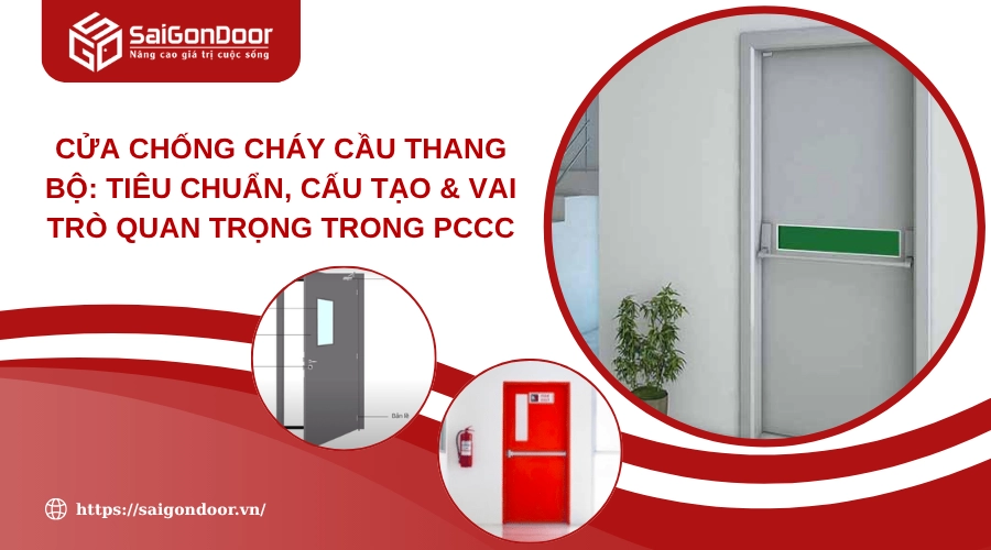 Cửa Chống Cháy Cầu Thang Bộ: Tiêu Chuẩn, Cấu Tạo & Vai Trò Quan Trọng Trong PCCC