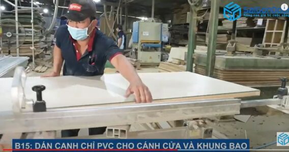 Rong phần dư của cánh và khung bao sau khi ép