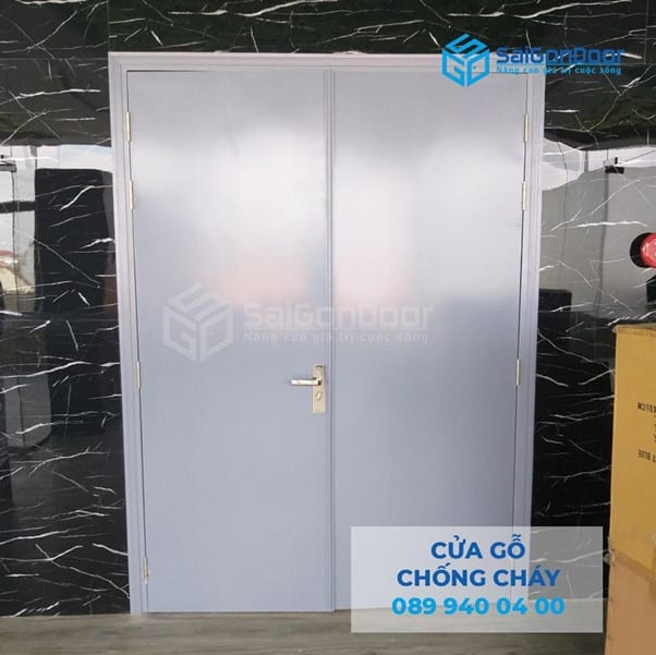 Cửa gỗ chống cháy 120 phút