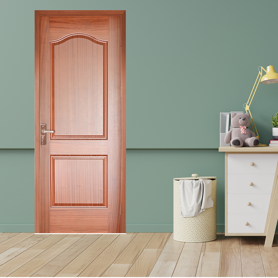 CỬA GỖ PHÒNG NGỦ PN  HDF Veneer 2A-xoan dao