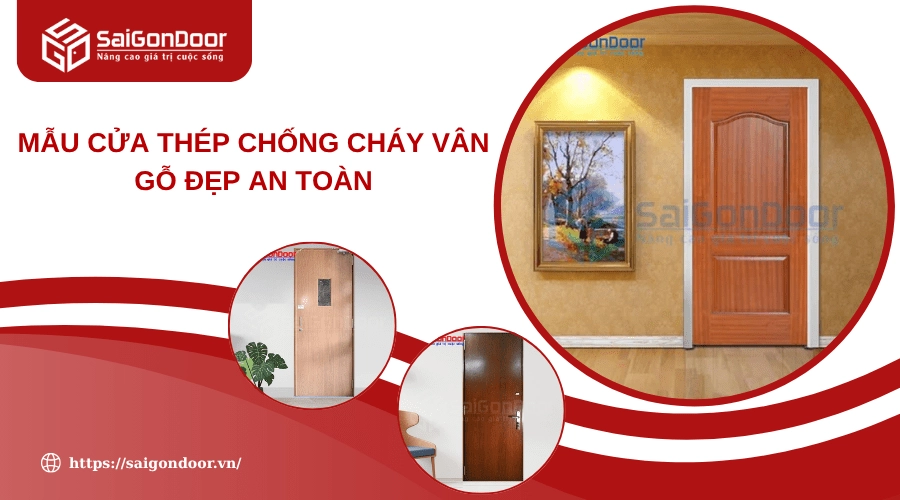 Mẫu Cửa Thép Chống Cháy Vân Gỗ Đẹp An Toàn Mẫu Cửa Thép Chống Cháy Vân Gỗ Đẹp An Toàn