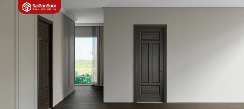 Ưu điểm của cửa gỗ tự nhiên Saigondoor trong kiến trúc hiện đại