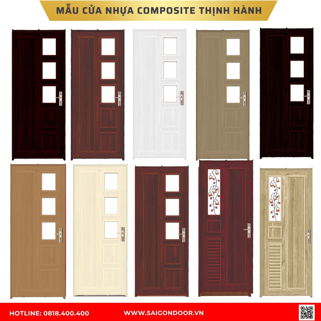 Mẫu cửa nhựa composite Tiền Giang