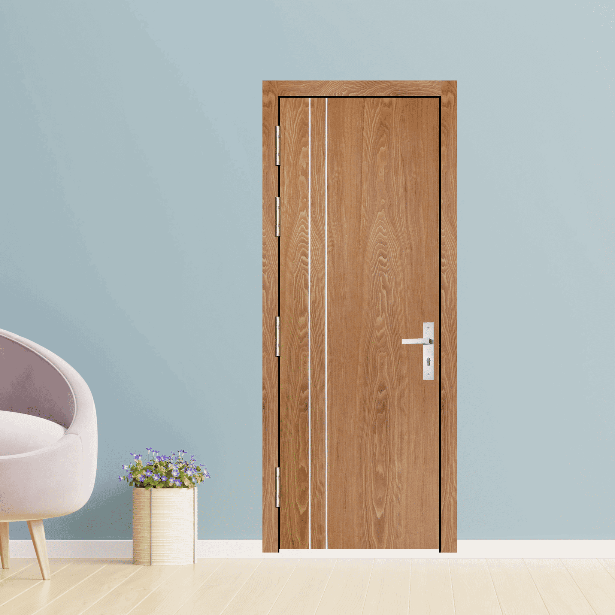 Cửa Gỗ MDF Veneer P1R2a