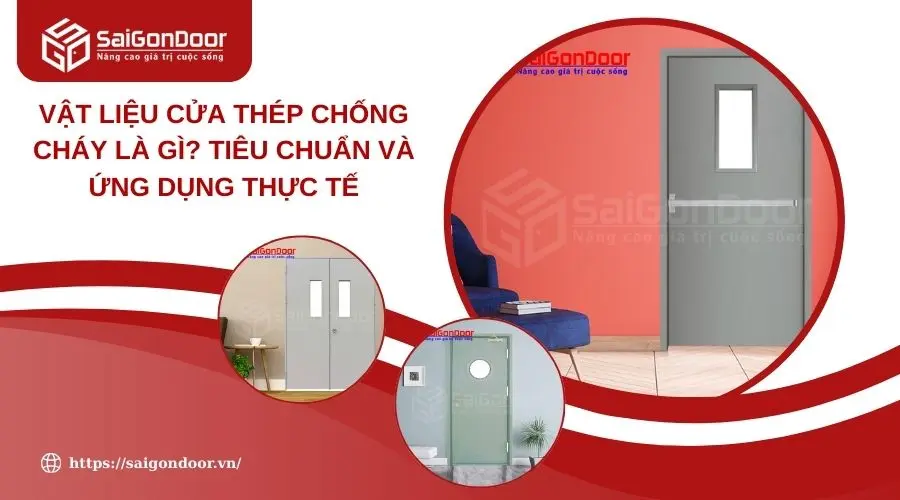 Vật Liệu Cửa Thép Chống Cháy Là Gì? Tiêu Chuẩn Và Ứng Dụng Thực Tế