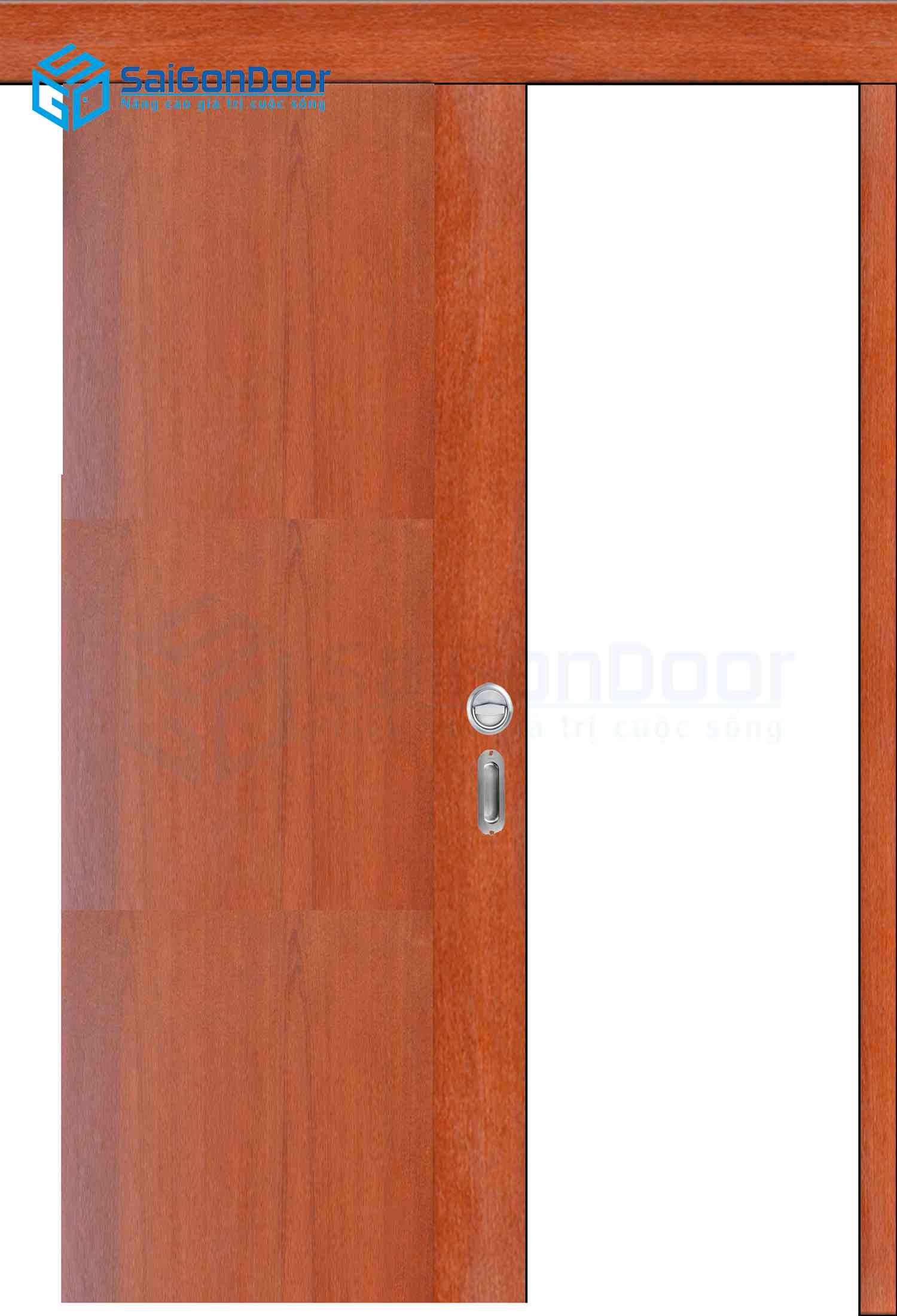 CỬA GỖ CÔNG NGHIỆP MDF VENEER Cua lua truot MDF P1-4