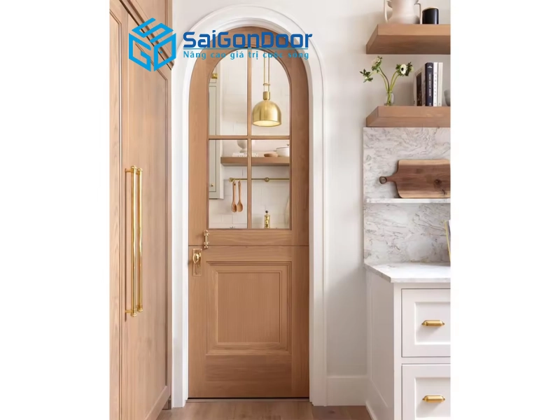 Những ưu điểm vượt trội giúp cửa vòm nhựa giả gỗ chiếm ưu thế trên thị trường