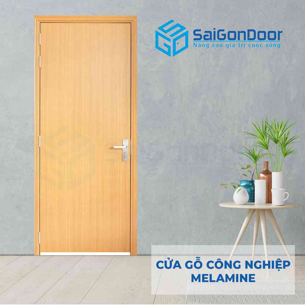 Cửa gỗ ngăn cháy MDF Melamine P12 SGD