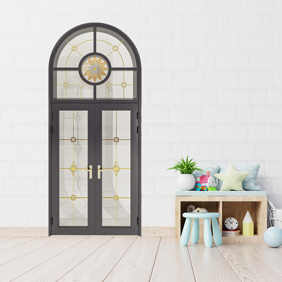 Cửa Nhôm Vân Gỗ SGD-CNVG-19