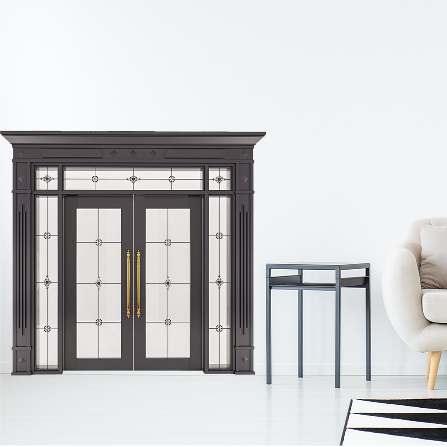 Cửa Nhôm Vân Gỗ 69