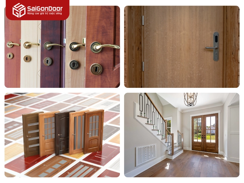 Ưu điểm vượt trội của cửa gỗ công nghiệp so với gỗ tự nhiên