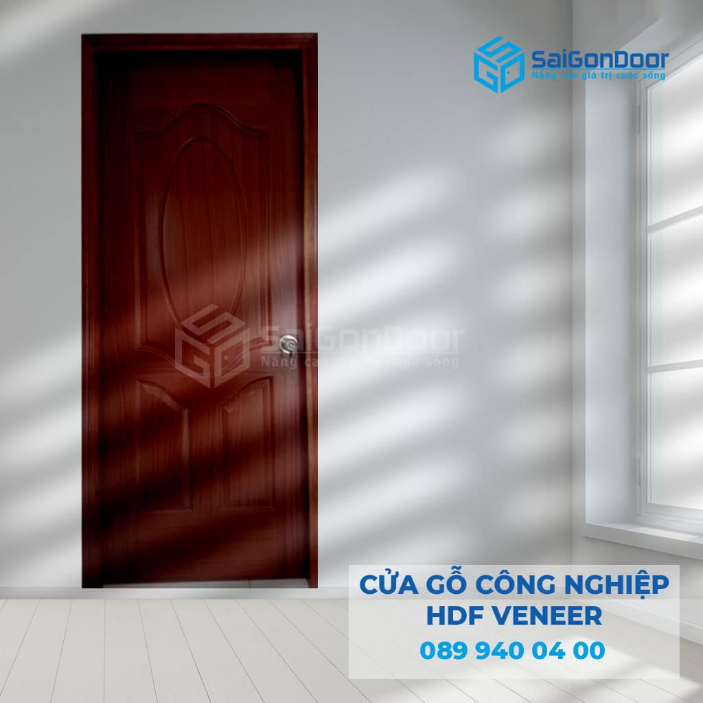 Thi công cửa gỗ công nghiệp tại quận 10