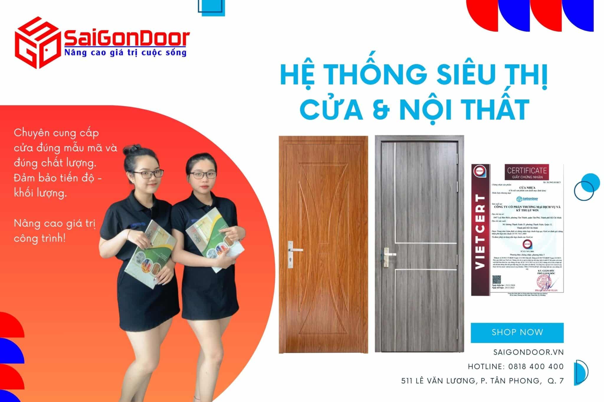 Địa Chỉ Cung Cấp Cửa Gỗ, Cửa Nhựa, Cửa Chống Cháy Chất Lượng Tại Tp.HCM Hiện Nay