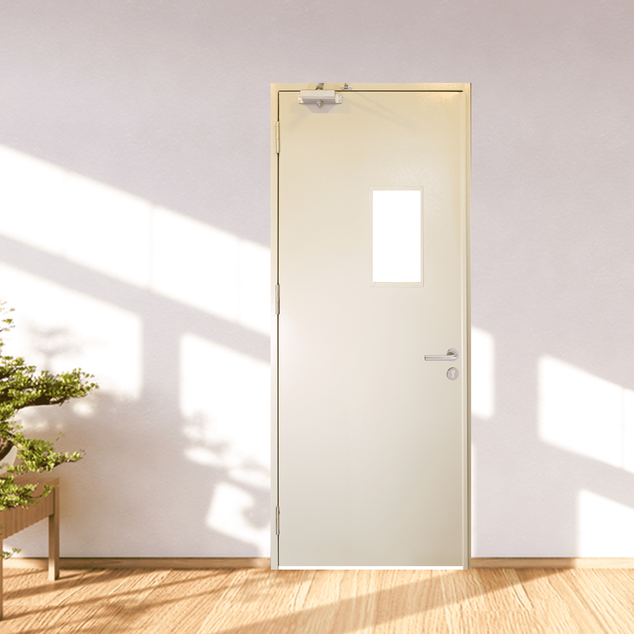 Cửa Thép Chống Cháy TCC-P1G1b