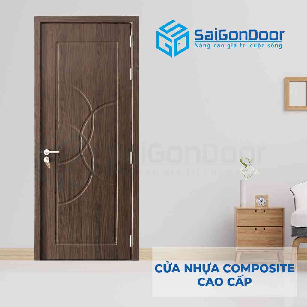 Mẫu cửa nhựa gỗ chịu nước P1R4C