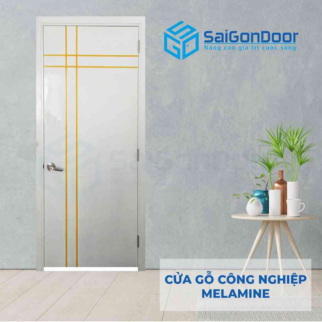 Cửa WC MDF  Melamine P1R4 SGD