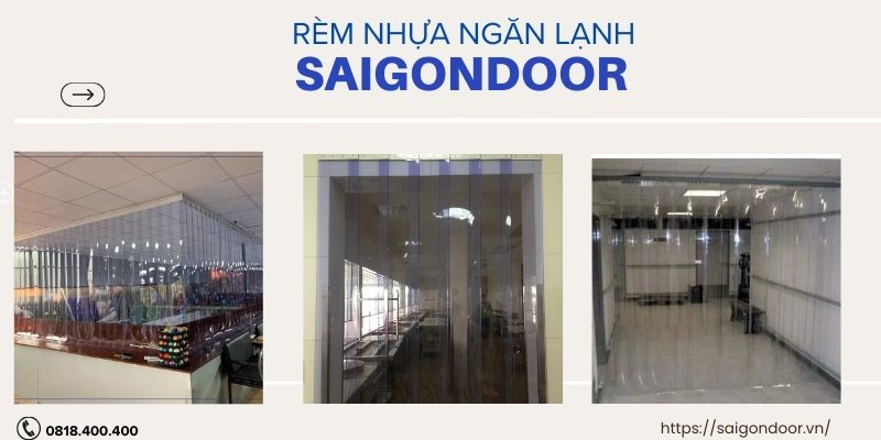 Cấu tạo các mẫu rèm cửa ngăn lạnh 