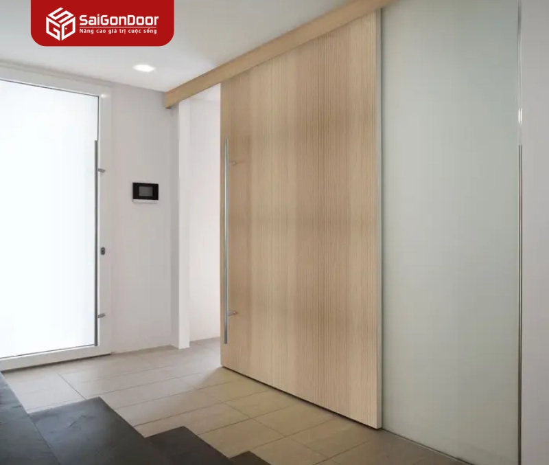 Những ưu điểm vượt trội khiến cửa lùa gỗ trở thành xu hướng nội thất