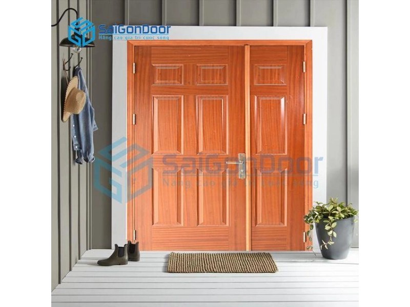 Cửa gỗ HDF Veneer MBC V9A-Oak