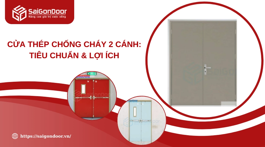 Cửa Thép Chống Cháy 2 Cánh: Tiêu Chuẩn & Lợi Ích Cửa Thép Chống Cháy 2 Cánh: Tiêu Chuẩn & Lợi Ích